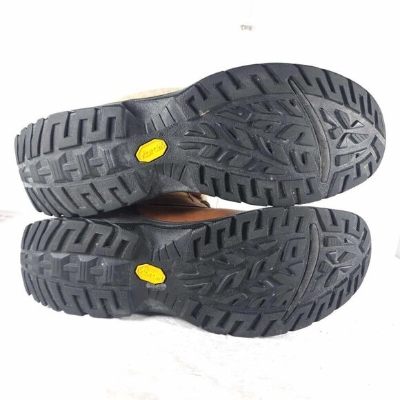 UGG Men’s Butte US11 Brown Leather Waterproof Sheepskin Vibram Winter Boots - Picture 10 of 16